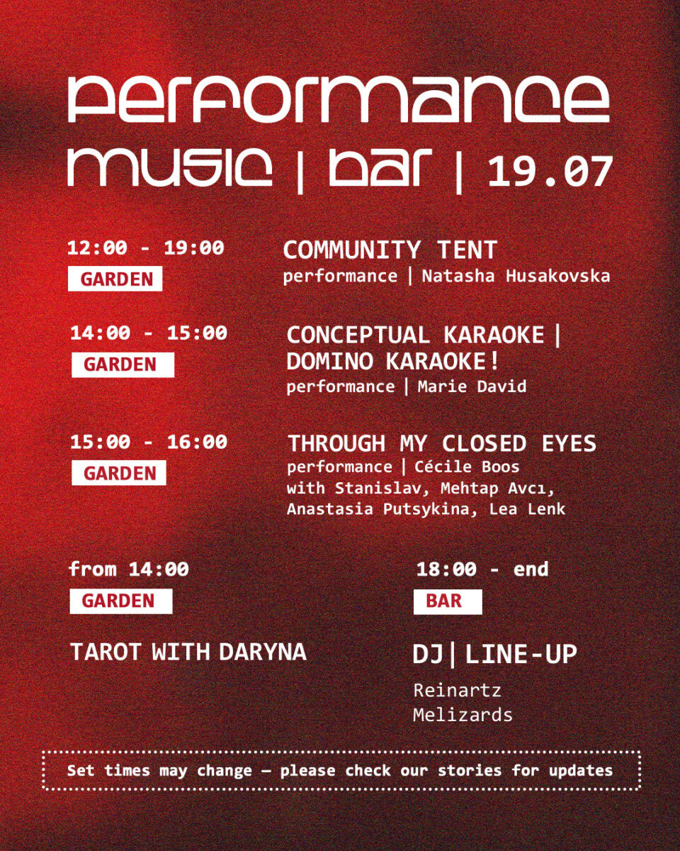 Rundgang Saturday programs